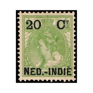 INDIA HOLANDESA/SELLOS, 1899 - GUILLERMINA DE HOLANDA - Yv. 34 - 1 VALOR CON BISAGRA