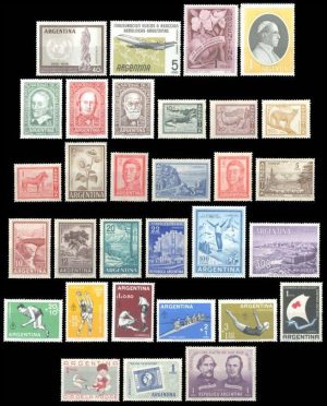 ARGENTINA - 1959 AÑO COMPLETO - SELLOS NUEVOS - 31 VALORES - MINT