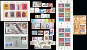 ARGENTINA - 1987 AÑO COMPLETO - 32 SELLOS CONMEMORATIVOS, 3 ORDINARIOS Y 6 BLOQUES - NUEVO