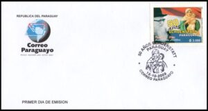 PARAGUAY/SOBRE, 2009 - VIRGEN DE SCHOENSTATT - 50 AÑOS DE SCHOENSTATT PARAGAUY - YV 3024 - 1 VALOR - SOBRE PRIMER DIA DE EMISION