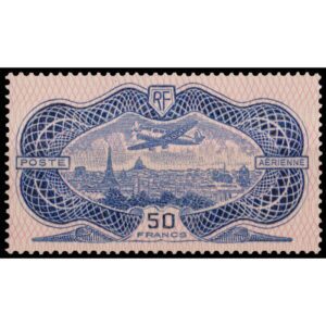FRANCIA/SELLOS, 1938 - BURELAGE ROSA - YV A 15 -SERIE DE 1 VALOR - NUEVO - MINT