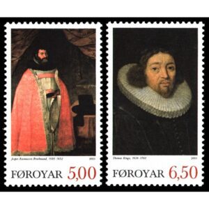 FAROE/SELLOS, 2003 - PERSONALIDADES - YV 467/8 - 2 VALORES - NUEVOS