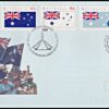 AUSTRALIA/SOBRES, 1991 - BANDERAS - YV 1195/8 - 4 VALORES - SOBRE PRIMER DIA EMISION