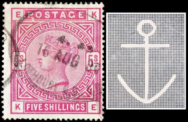 GRAN BRETAÑA/SELLOS, 1883/1884 - SELLOS CLASICOS - VICTORIA - YV  87 - 1 VALOR - MATASELLADO