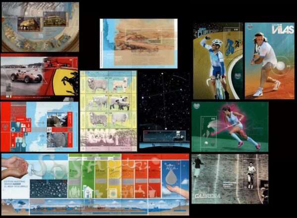 ARGENTINA - 2009 - AÑO COMPLETO - 43 SELLOS CONMEMORATIVOS + 12 BLOQUES - NUEVO - MINT - Imagen 2