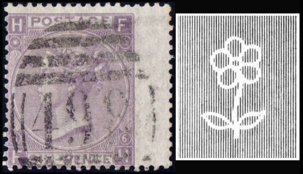 GREAT BRITAIN/STAMPS, 1867/9 - QUEEN VICTORIA - Yv. 34 PL 6 - 1 VLAUE, USED