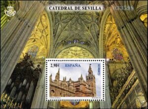 ESPAÑA/SELLOS, 2012 - CATEDRAL DE SEVILLA - YV F 4397 - BLOQUE - NUEVO