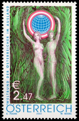 AUSTRIA/SELLOS, 2002 - ANIVERSARIOS - YV 2221 - 1 VALOR - NUEVO