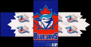 CANADA/SELLOS, 2001 - DEPORTES: BASEBALL - LOS "BLUE JAYS2 - YV C 1855 - CARNET AUTOADHASIVO - NUEVO