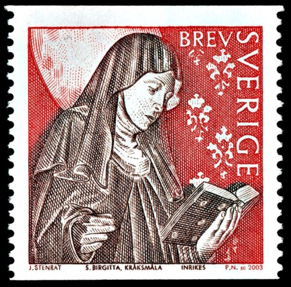 SUECIA/SELLOS, 2003 - RELIGION - SANTA BRIGIDA - YV 2321 - 1 VALOR - NUEVO