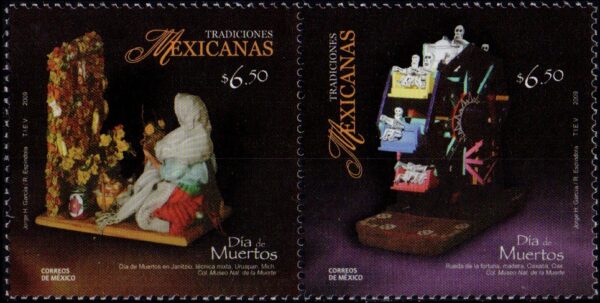 MEXICO/SELLOS, 2009 - TRADICIONES MEXICANAS - YV 2473/74 - 2 VALORES - NUEVO