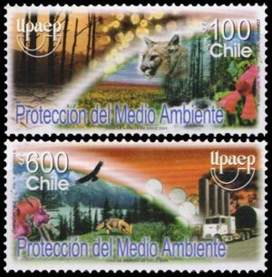 CHILE/SELLOS, 2004 - AMERICA UPAEP - PROTECCION DEL MEDIO AMBIENTE - FAUNA - YV 1672/73 - 2 VALORES - NUEVO