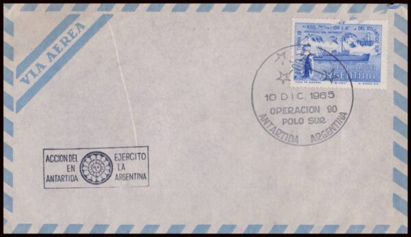 ARGENTINA/SOBRES, 1965 - MATASELLO ESPECIAL