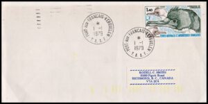 FRENCH ANTARCTIC/COVERS, 1979 -  LETTER SENT TO FRANCE