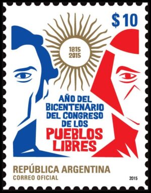 ARGENTINA/SELLOS, 2015 - HISTORIA - 1 VALOR - NUEVO