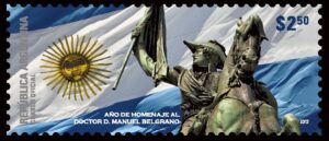 ARGENTINA/SELLOS, 2012 - PROCERES ARGENTINOS - CAT GJ 3926 - SCOTT 2642 - 1 VALOR - NUEVO