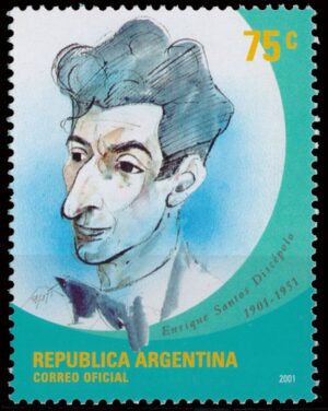 ARGENTINA/SOBRES, 2001 - PERSONALIDADES - TANGO - MUSICA - CINE - MATASELLO ESPECIAL