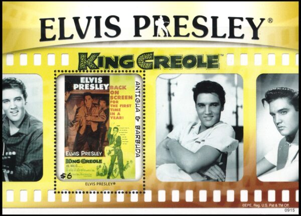 ANTIGUA/STAMPS, 2009 - MUSIC - CINEMA - YV BF 654 - SOUV. SHEET - MNH