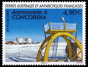 ANTARTIDA FRANCESA/SELLOS, 2007 - ASTRONOMIA - YV 458 - 1 VALOR - NUEVO