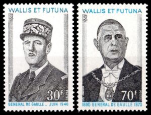 WALLIS Y FUTUNA/SELLOS, 1971 - PERSONALIDADES - YV 180/81 - 2 VALORES - NUEVO