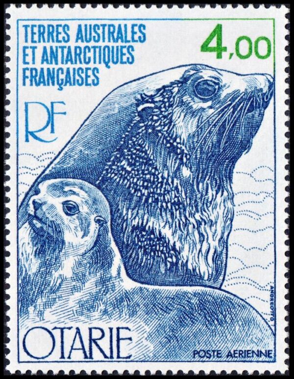 FRENCH ANTARCTIC/STAMPS, 1978 - ANTARCTIC FAUNA - PENGUINS - YV A 52 - 1 VALUE - MNH