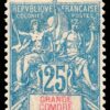 GRAN COMORA/SELLOS, 1900-1907 - COLONIAS FRANCESAS - YV 16 -1 VALOR - NUEVO - BISAGRA
