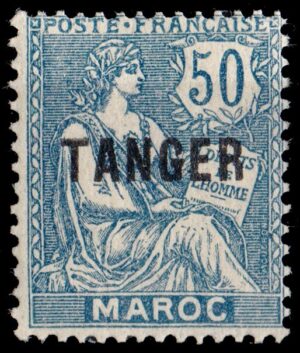 TANGER (MARRUECOS) SELLOS, 1918-1924 - COLONIAS FRANCESAS - YV 94 - 1 VALOR - NUEVO - BISAGRA