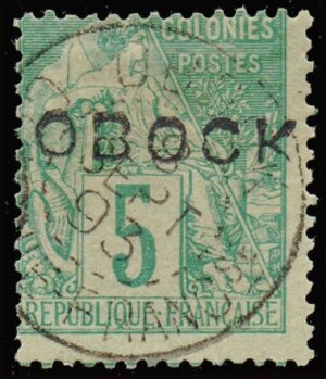 OBOCK/SELLOS, 1892 - SELLOS COLONIAS FRANCESAS - YV 13 - 1 VALOR - USADO
