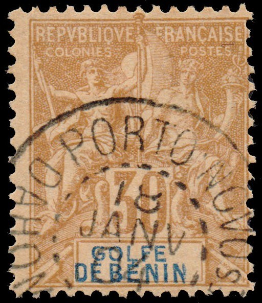 BENIN/SELLOS, 1894 - COLONIAS FRANCESAS - YV 28 - 1 VALOR - USADO