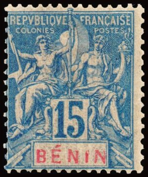 BENIN/SELLOS, 1894 - COLONIAS FRANCESAS - YV 38 - 1 VALOR - NUEVO - BISAGRA