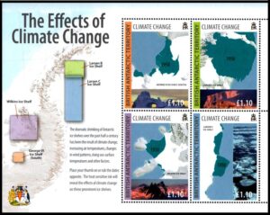 ANTARTIDA BRITANICA/SELLOS, 2009 - CAMBIO CLIMATICO - YV BL 15 - BLOQUE, MINT