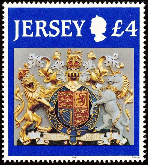 JERSEY/SELLOS, 1995 - ESCUDO DE GRAN BRETAÑA - YV 672 - 1 VALOR - NUEVO