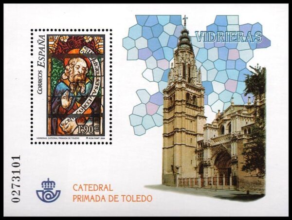 SPAIN/STAMPS, 2004 - RELIGION - YV BF 141 - SOUV SHEET - MNH