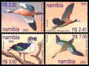 NAMIBIA/SELLOS, 2000 - AVES - PATOS - YV 903/06 - 4 VALORES - NUEVO