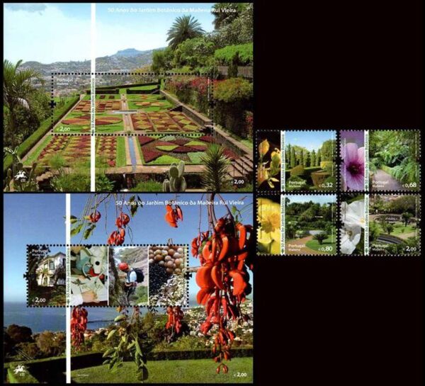 MADEIRA/SELLOS, 2010 - JARDINES BOTANICOS