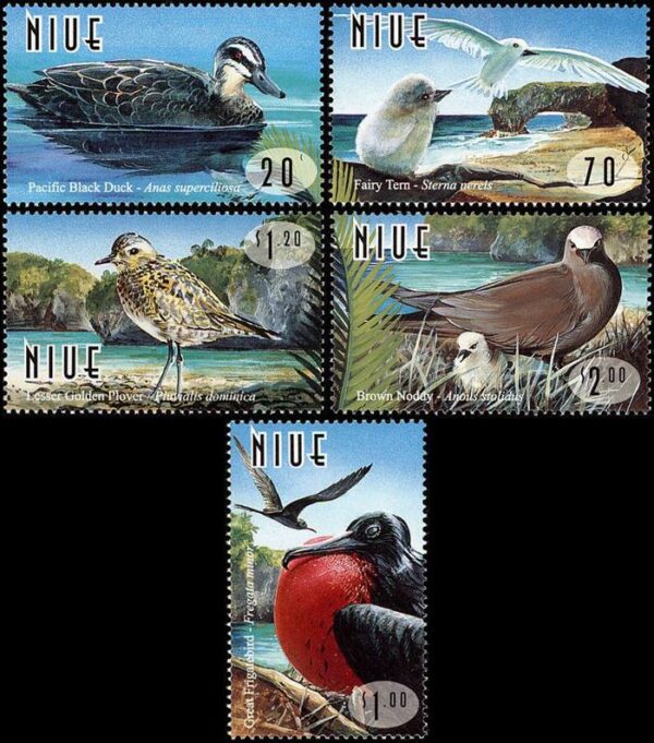 NIUE/SELLOS, 1998 - AVES - YV 685/89 -