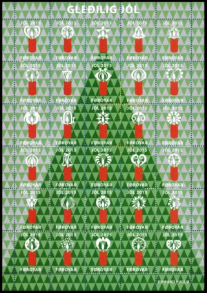 ISLAS FAROE/STAMPS, 2008 - CHRISTMAS "THE CHRISTMAS SEAL FUNDATION" MINI SHEET - MNH