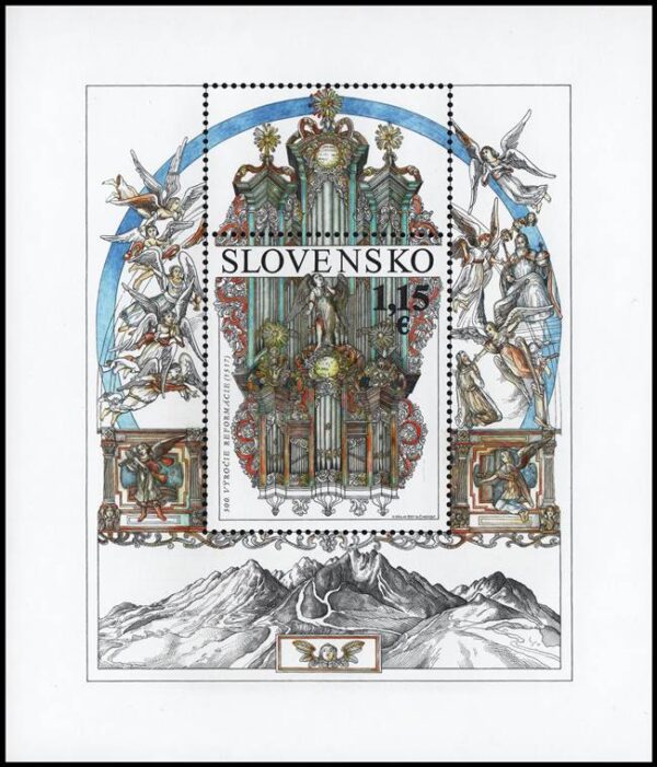 ESLOVAQUIA/SELLOS, 2017 - RELIGION - YV BF 51 - BLOQUE - NUEVO