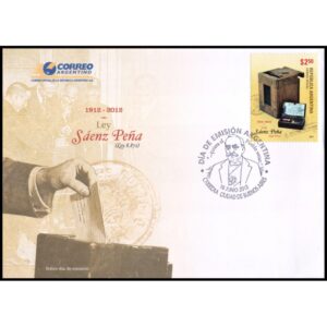ARGENTINA/SELLOS, 2012 - CONMEMORACIONES HISTORICAS - CAT GJ 3942 - SCOTT 2655 - 1 VALOR - NUEVO