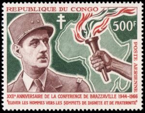 REPUBLICA DEL CONGO/SELLOS, 1965 - PERSONALIDADES - YVV A38 - 1 VALOR - NUEVO