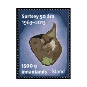ISLAND/STAMPS, 2013 - SURTSEY ISLAND - MAP - YV 1329 - 1 VALUE - MNH