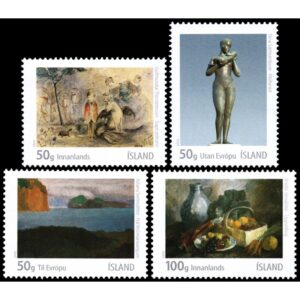 ISLAND/STAMPS, 2012 - ICELANDIC ART  - YV 1297/300 - 4 VALUES - MNH