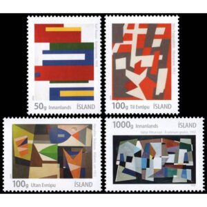 ISLAND/STAMPS, 2016 -- PAINTINGS - YV 1435/38 - 4 VALUES - MNH