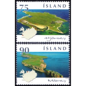 ISLAND/STAMPS, 2009 - MAPS - ISLANDS - YV 1146/47 - 2 VALUES - MNH