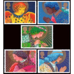 GREAT BRITAIN/STAMPS, 1998 - CHRISTMAS - ANGELS - YV 2061/65 - 5 VALUES - MNH