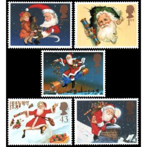 GREAT BRITAIN/STAMPS, 1997 -  CHRISTMAS - YV 2002/06 - 5 VALUES - MNH