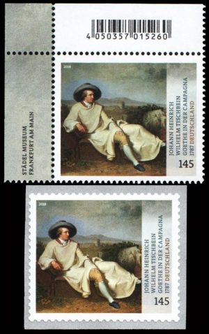 ALEMANIA/SELLOS, 2018 - MUSEOS - PINTURAS - YV 3169/70 - 2 VALORES - NUEVO