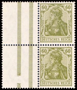 ALEMANIA REICH/SELLOS, 1905 - GERMANIA - MCAT MICHEL RL 9 - PAR VERTICAL - NUEVO - MINT