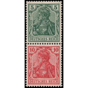 ALEMANIA REICH/SELLOS, 1915 - GERMANIA - CAT MICHEL W 14 - PAR - NUEVO - BISAGRA