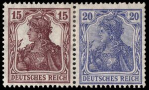 ALEMANIA REICH/SELLOS, 1915 - GERMANIA - CAT MICHEL W 14 - PAR - NUEVO - BISAGRA